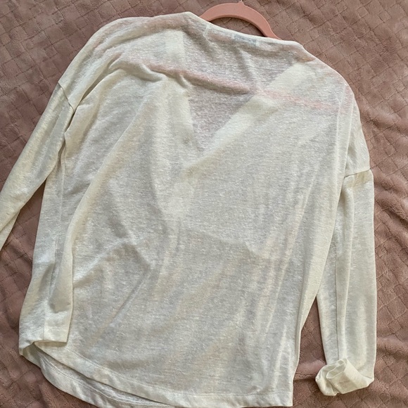 Sandro linen top size 1 - Picture 3 of 4